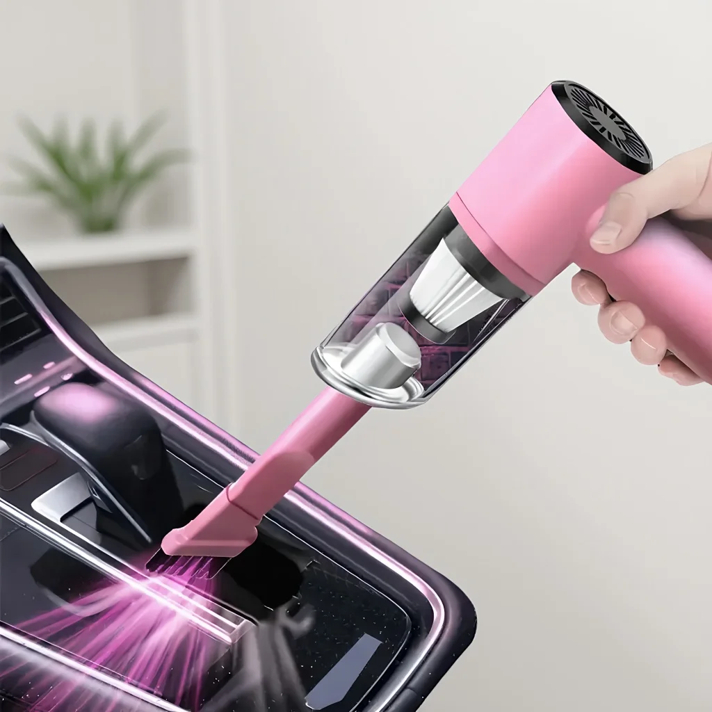 38000 U/min Auto-Staubsauger - Ultra-Saugkraft Hochleistung - Nass & Trocken Multifunktional - Tragbarer Mini-Handstaubsauger - Starke Reinigung Image