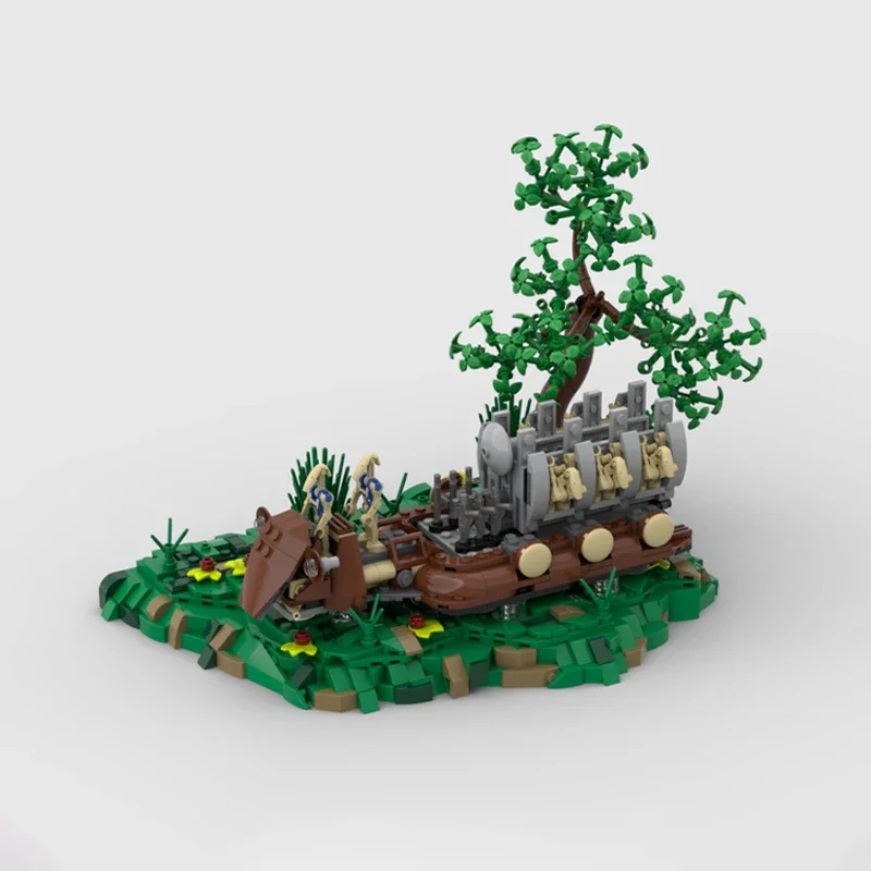600 stücke Moc Display Diorama Für Set 40686 Föderation Troop Träger Bausteine Montage Ziegel DIY Spielzeug Präsentieren Image