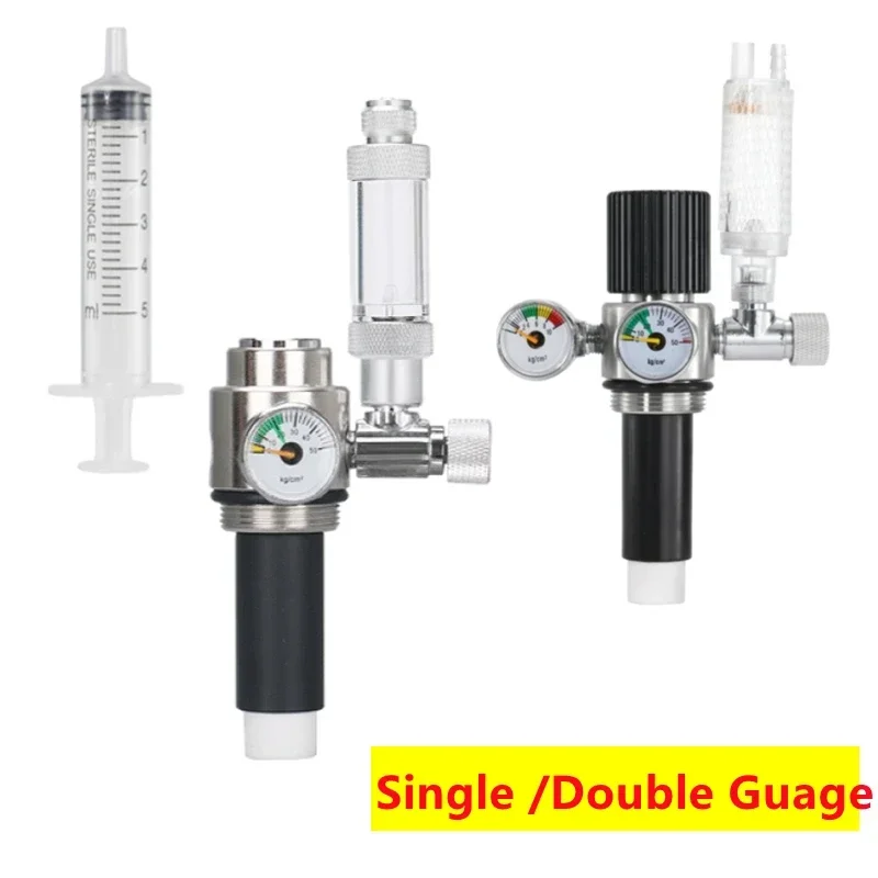 Innengewinde CO2 Stahlzylinder Generator Edelstahlventil Aquarium CO2 Kohlefaser Filterelement Zubehör Filter Image