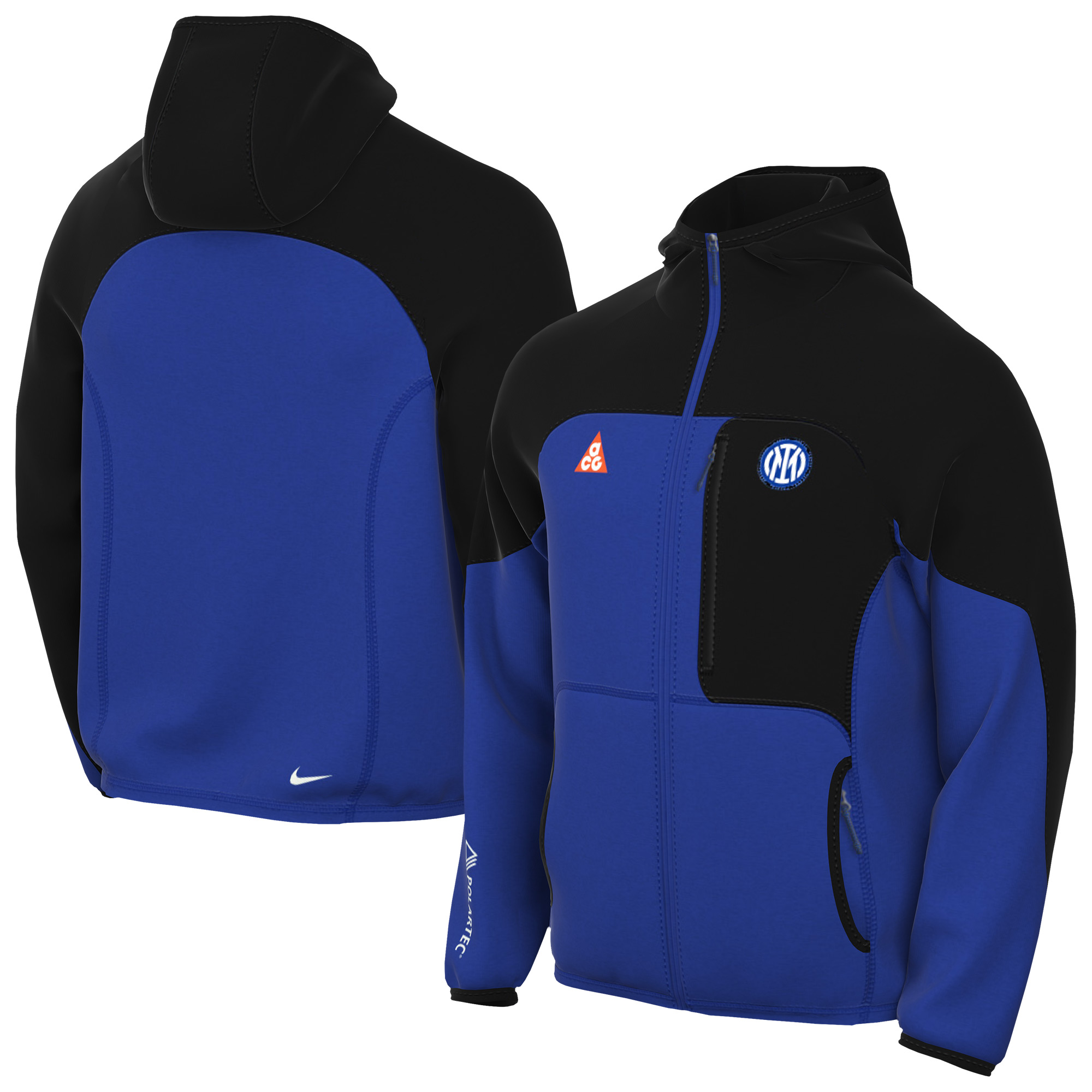 Inter Mailand ACG "Wolf Tree" Zip Hoodie - Schwarz Image