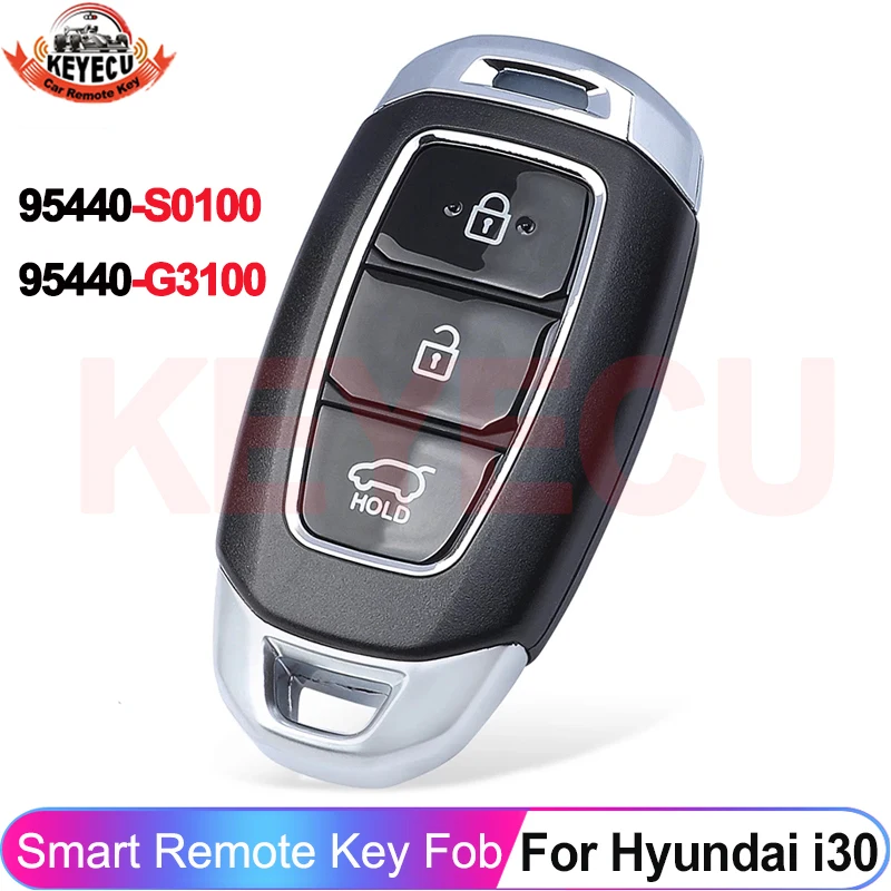 Proximity 95440-G3100 95440-S0100 Für Hyundai i30 2017 2018 2019 2020 i30 N 2022 2023 FCC SYEC3FOB1608 Schlüssel Fernbedienung 433 MHz 8A Chip Image