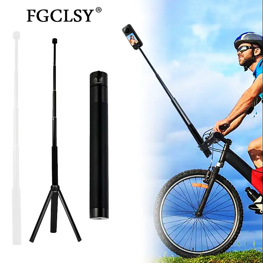 FGCLSY 2in1 Metall Stativ Selfie Stick Verlängern Halter Teleskop Stange für DJI Osmo Pocket 3 Kamera Gimbal Zubehör Image