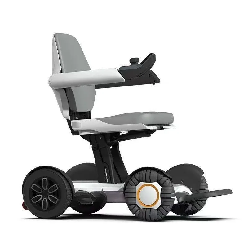 Mobiltelefon-Fernbedienung, automatischer zusammenklappbarer Elektrorollstuhl, behindertengerechter Allrad-Roller Image