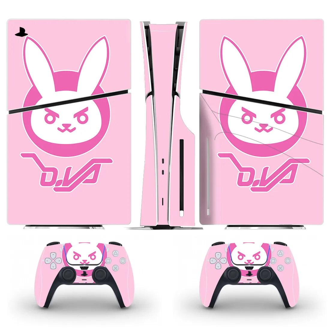 Spiel DVA Girl PS5 Slim Disc Skin Aufkleber Aufkleber Cover für Konsole und 2 Controller Neue PS5 Slim Disk Skin Vinyl Image