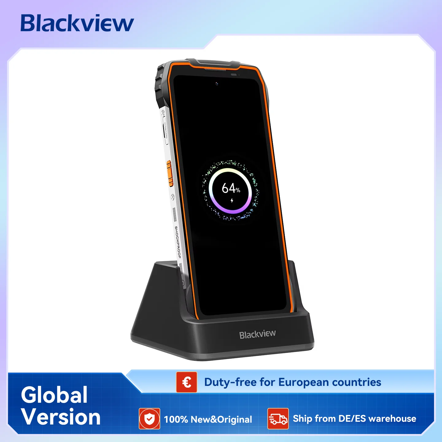 Blackview Schreibtisch-Ladestation, für Smartphone, Blackview BL7000, Xplore 1-Serie / OSCAL Tank 1, Basis-Dock-Ladegerät, Desktop Image