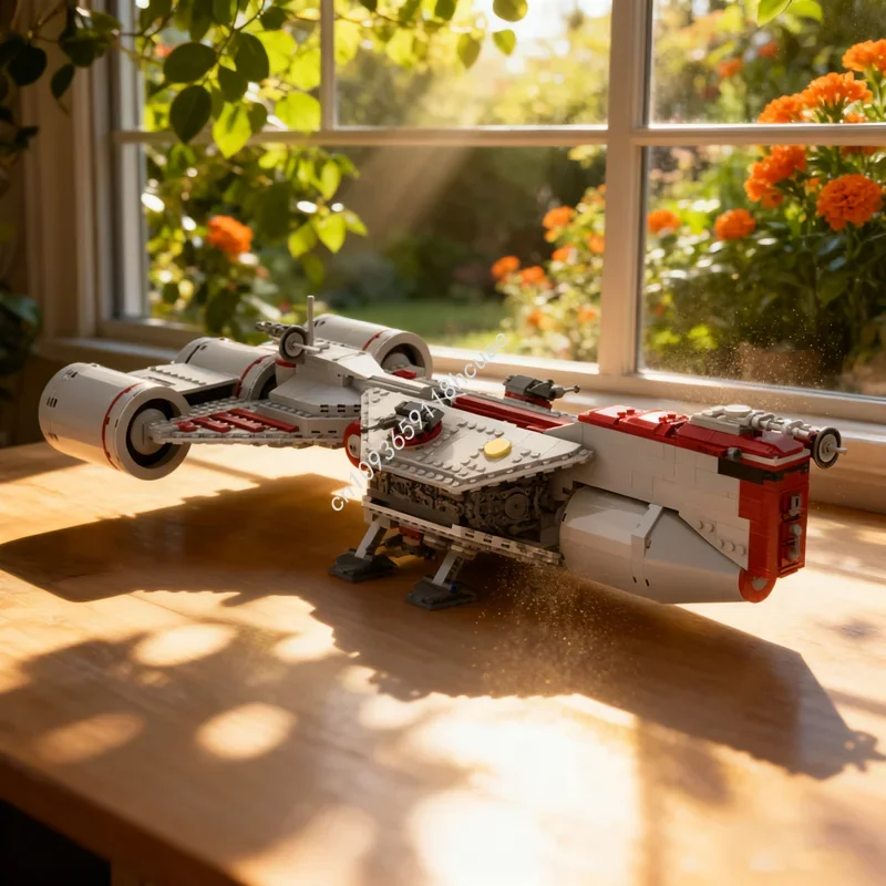 1733 stücke MOC Republik Fregatte Ladegerät Umgerüstet Modell Bausteine DIY Spielzeug Kreative Idee Bildung Weihnachten Geschenke Ziegel Kinder Image