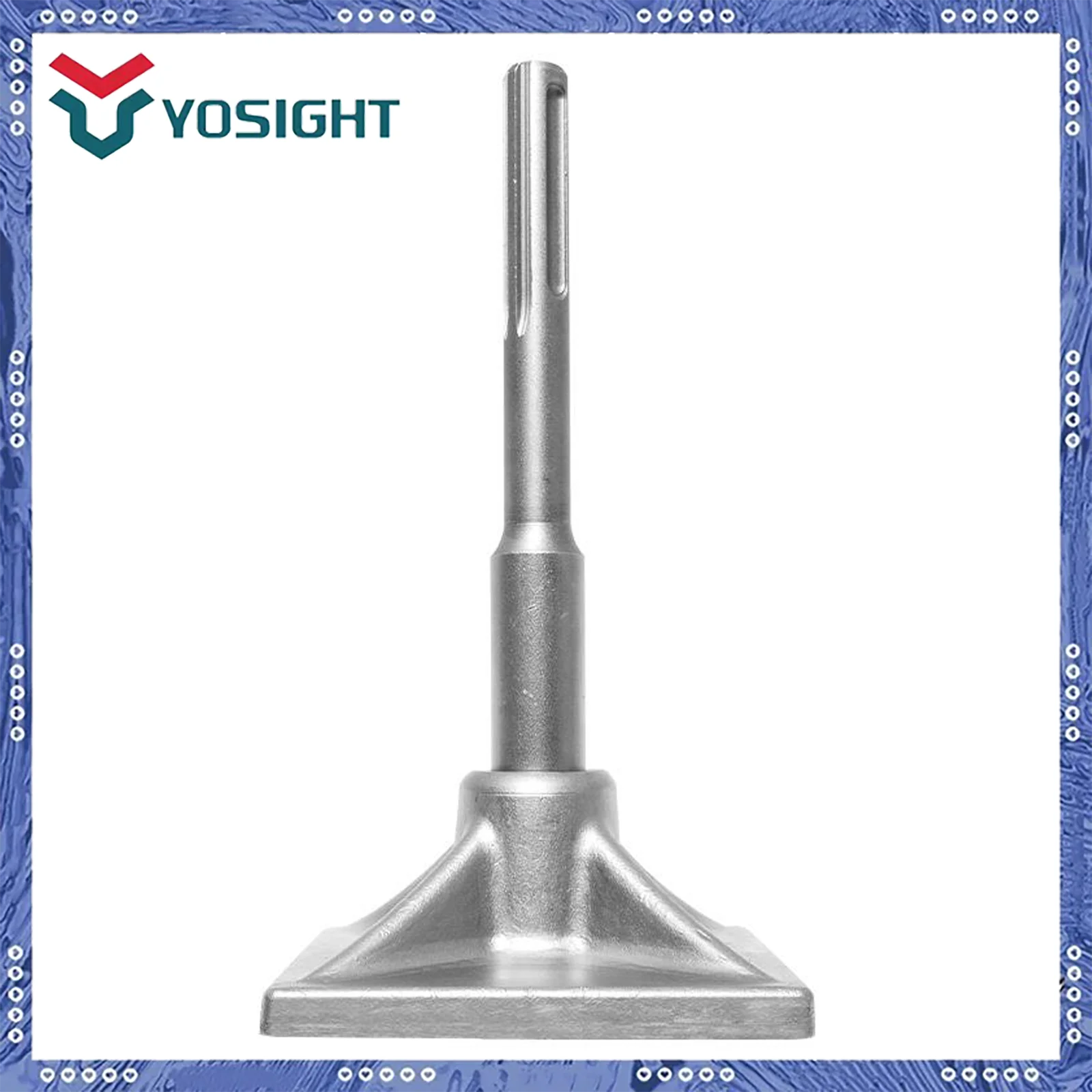 SDS MAX Rammplatte mit hoher Härte, Vibrationsscheibe, Motorschleifer zum Kompaktieren von Erdung, Kies, Boden, Rammhammer für Konstruktionen Image