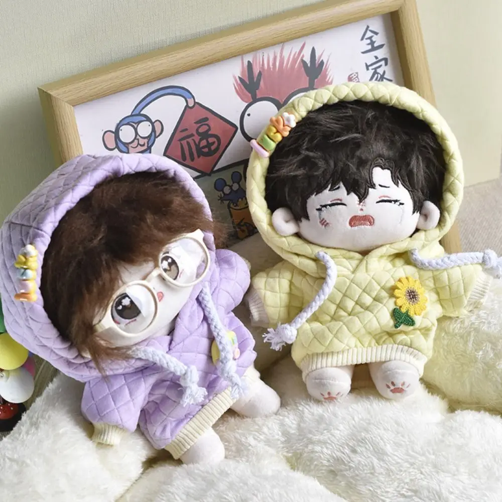 20 cm Baumwolle Puppe Kleidung Puppe Hoodie Nette Ersatz Kostüm Puppe DIY Zubehör Kinder Spielzeug Geschenk (Nur Kleidung) Image