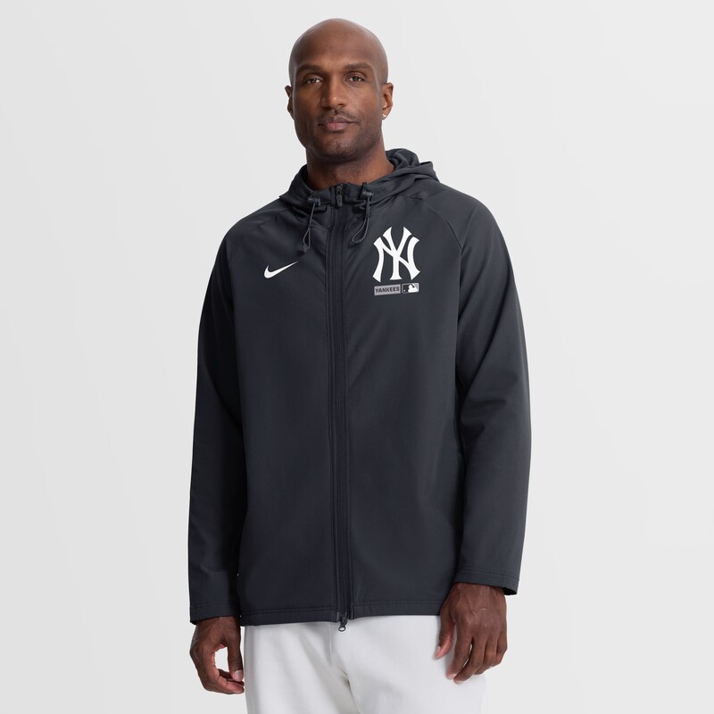 New York Yankees Take Off Nike Jacke mit durchgehendem Reißverschluss – Herren Image