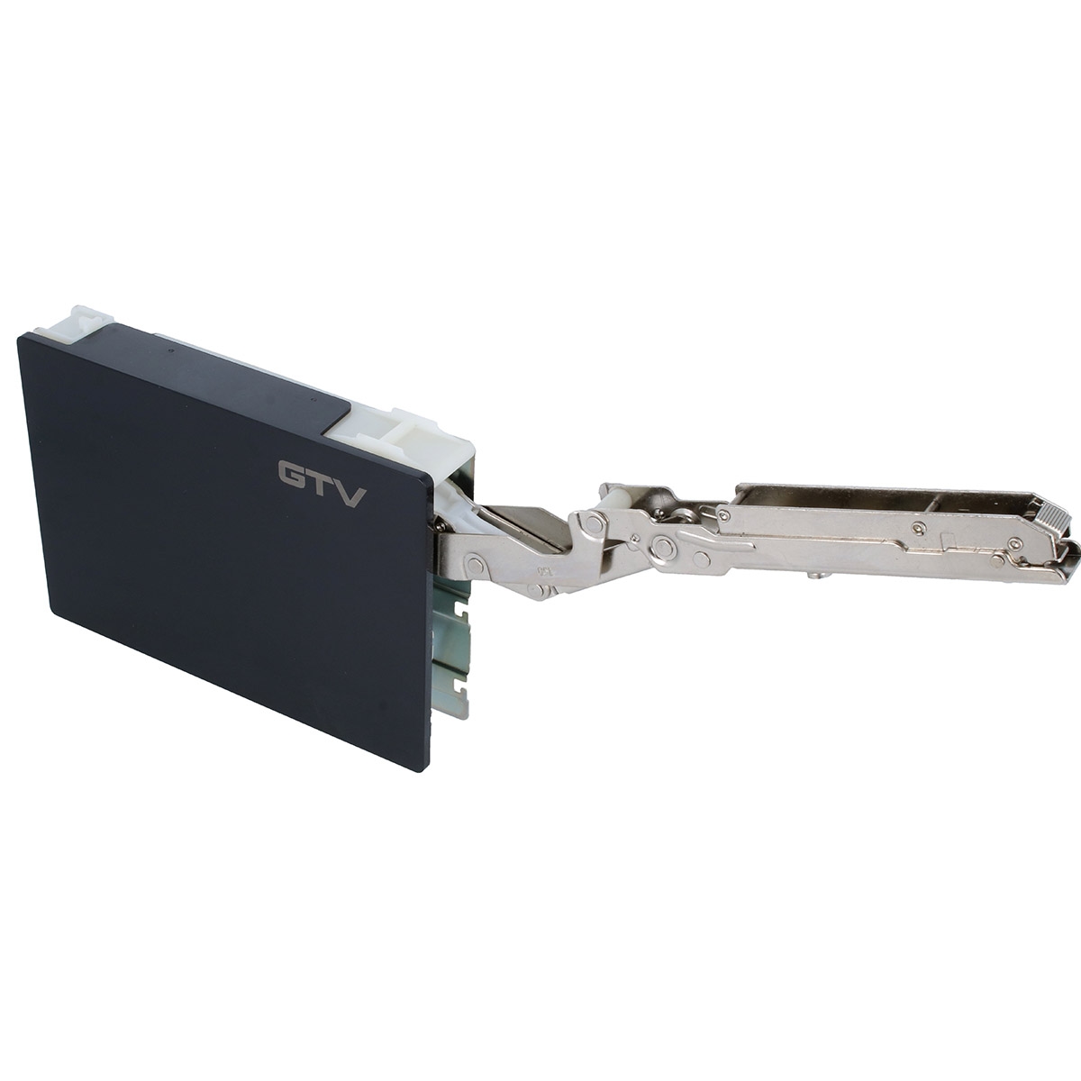 MS Beschläge Schwarz 3500-5200 Hängeschrank-Möbelfrontöffner Soft Close Set Klappenbeschlag Image