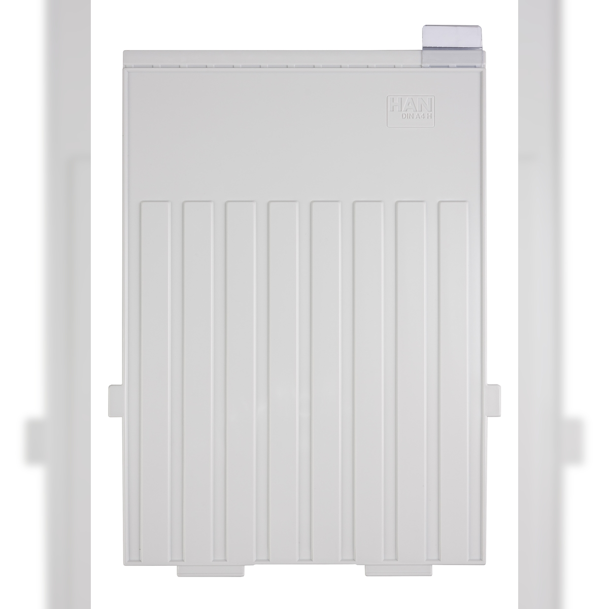 HAN 9024-1-11D 5 STK Stützplatte DIN A4 Hochformat lichtgrau Trennplatte Image