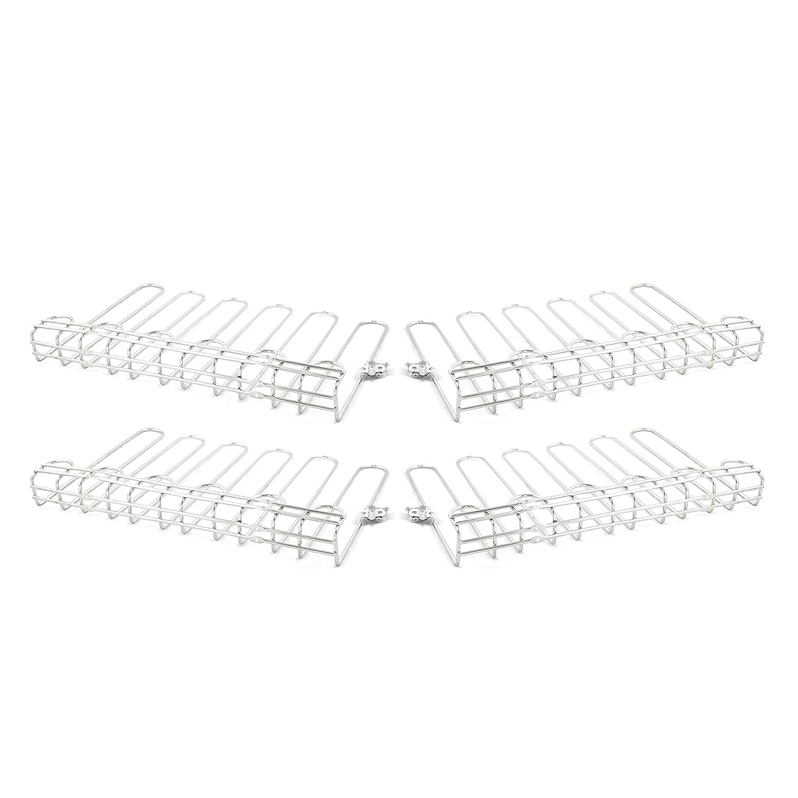 Hostelnovo del Valles Hostelnovo – 4er-Pack Glashalter aus Edelstahl 45 x 31 x 5,5 cm Image