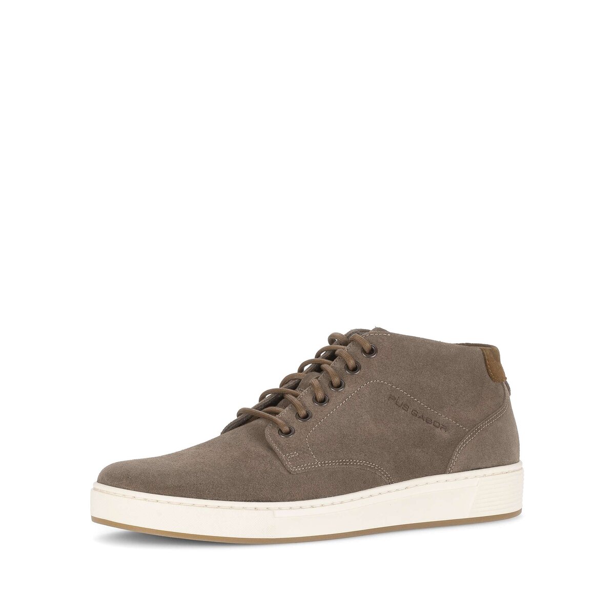 Sneaker GABOR "Gabor Sneaker low Rauleder", Herren, Gr. 46, braun, Schuhe Sneaker