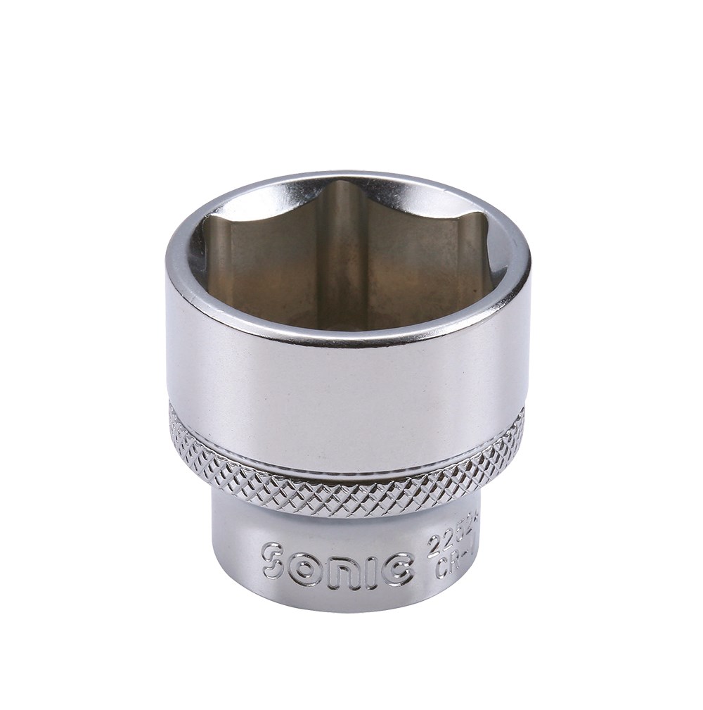SONIC EQUIPMENT Stecknuss 3/8' 6-kant 22mm 22522 Steckschlüsseleinsatz Image