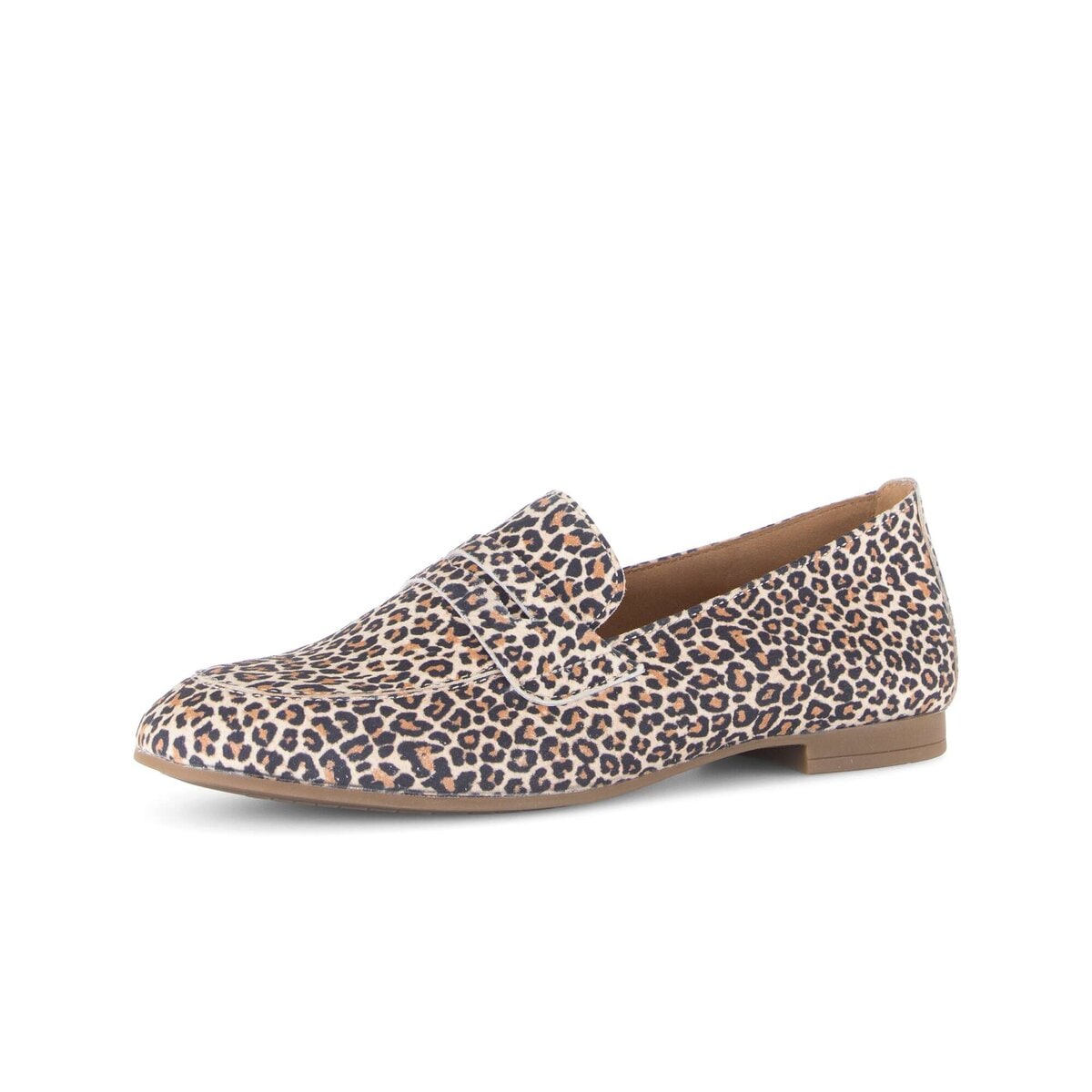 Slipper GABOR "Slipper Effektleder", Damen, Gr. 37, beige, Schuhe Slipper