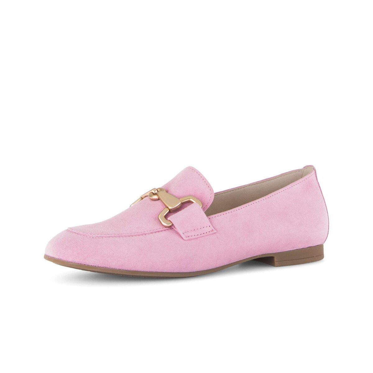 Slipper GABOR "Slipper Rauleder", Damen, Gr. 38, rosa, Schuhe Slipper