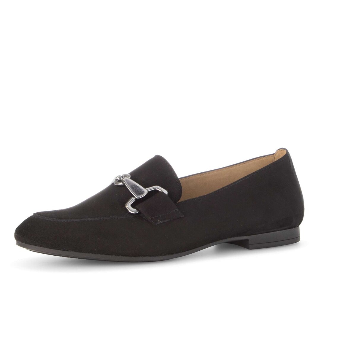 Slipper GABOR "Slipper Rauleder", Damen, Gr. 35, schwarz, Schuhe Slipper