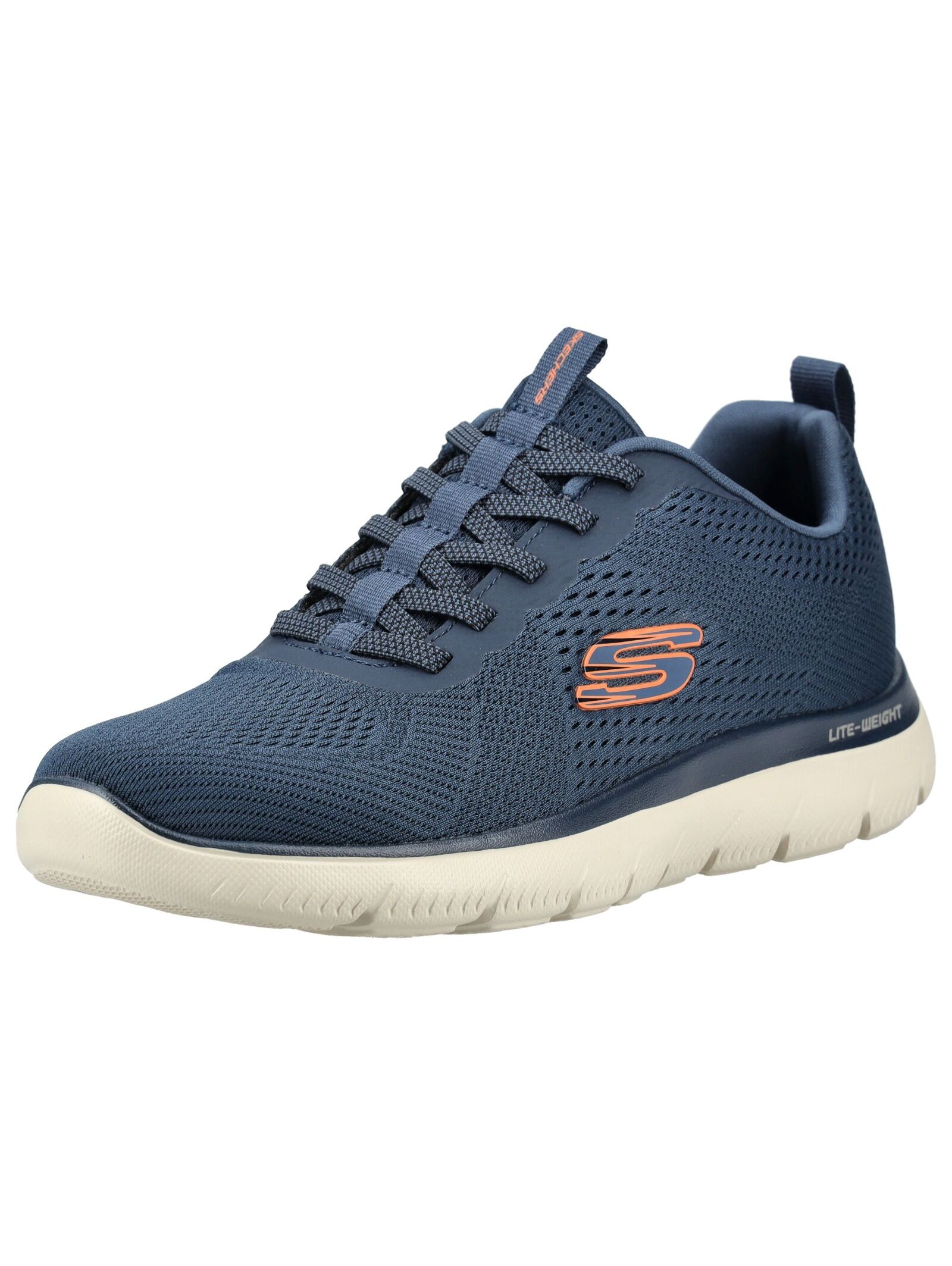 Sneaker SKECHERS "Skechers Sneaker Textil", Herren, Gr. 42, blau, Textil, Schuhe Sneaker