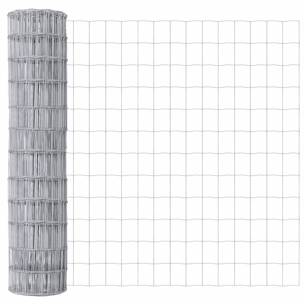 vidaXL Eurozaun 1,4 x 10 m PVC-beschichtetes Eisen Image