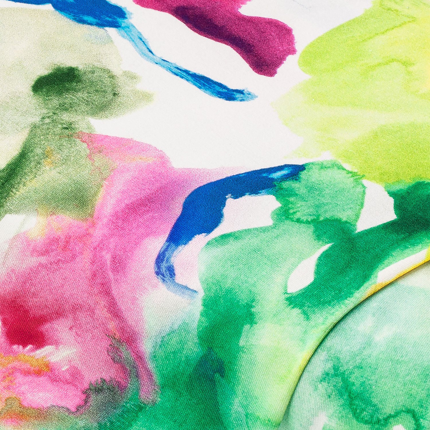 Viskose-Jersey Farbkleckse, grün-color Image