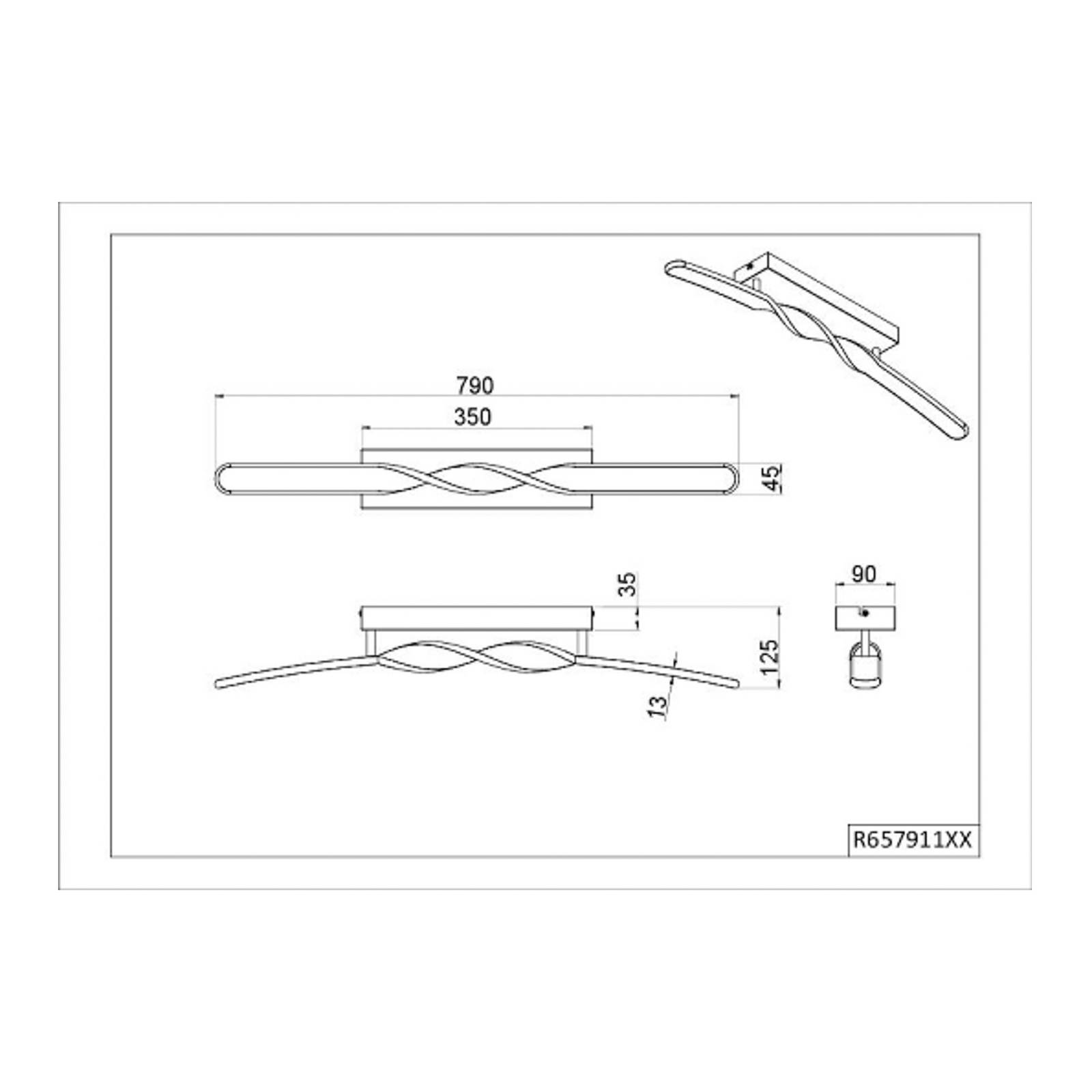 Reality Leuchten LED Deckenlampe Ginko, weiß / opal, für Wohn- / Esszimmer, Metall, Modern, LED Deckenleuchte