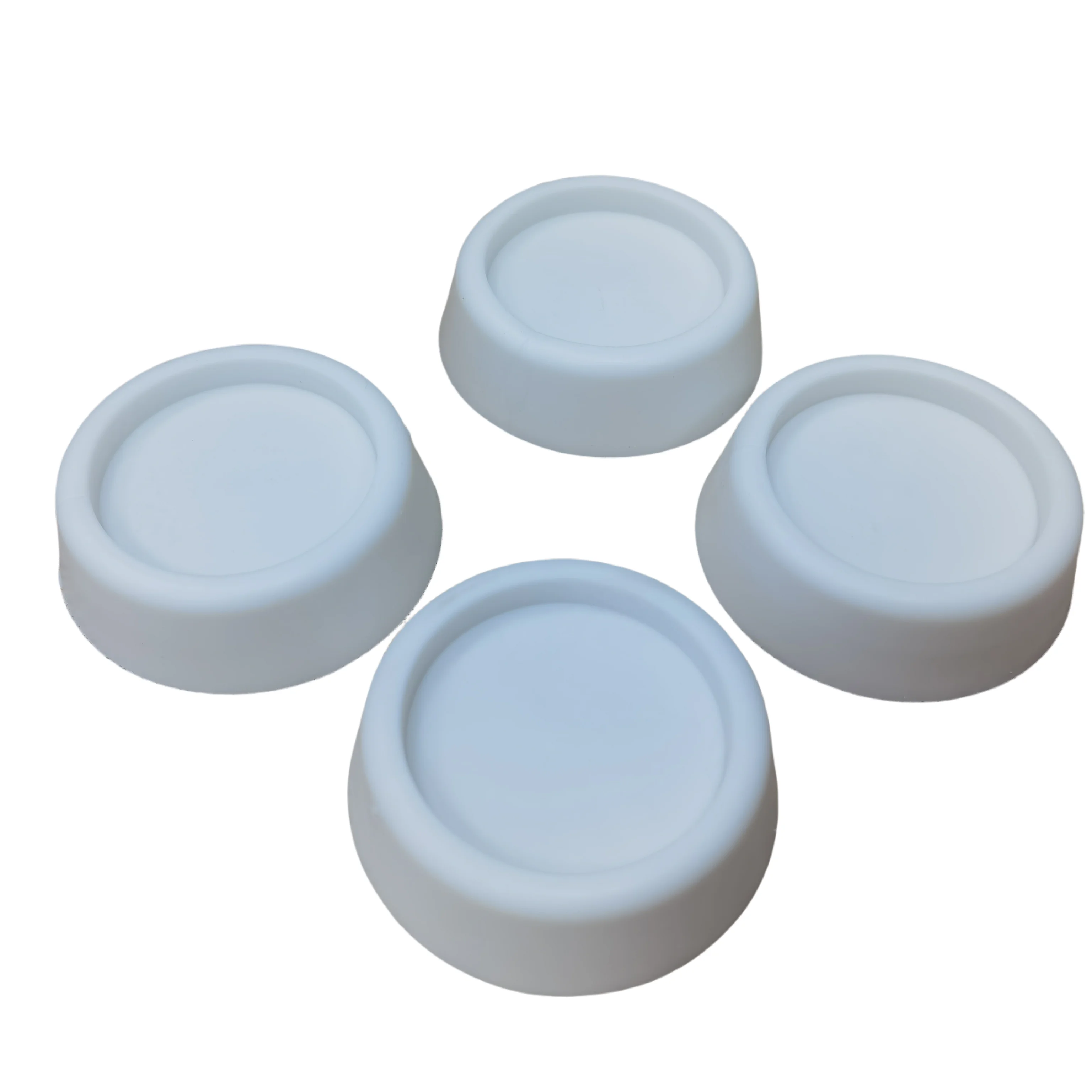 4er-Set Vibrations dämpfer Waschmaschine Gummi füße Weiß für Trockner Geschirrs püler rutsch feste Füße Anti vibrations pads
