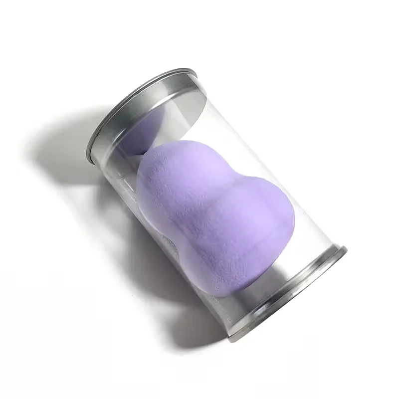 Individuelles Logo Schönheit Kosmetik Make-up-Schwamm Mikrofaser flacher weicher Make-Up-Blender-Schwamm-Set latexfreier Make-Up-Schwamm