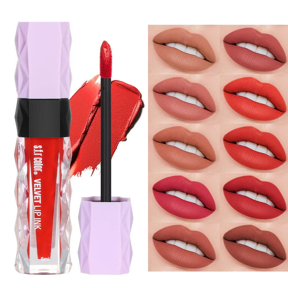 2025 Neues Design Benutzer definiertes Logo Lip gloss Private Label Lippenstift Lip Glaze Makeup Beauty Kosmetik fabrik Flasche Lip gloss