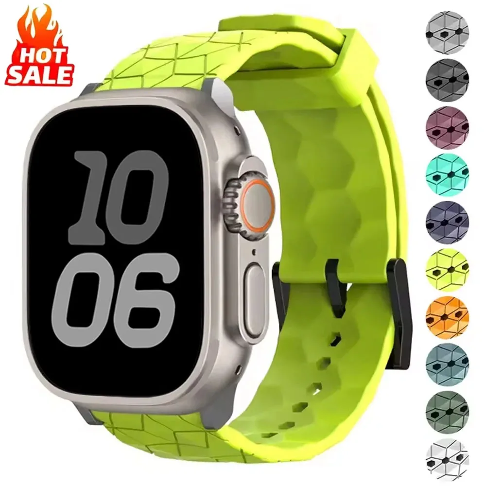 Silikonarmband für Apple Watch Ultra 3 2 49 mm 46 mm 42 mm 45 mm 41 mm 38 mm Sport-Handgelenkgürtel iWatch SE3 44 mm 40 mm Serie 11 10 9 8 7 Image