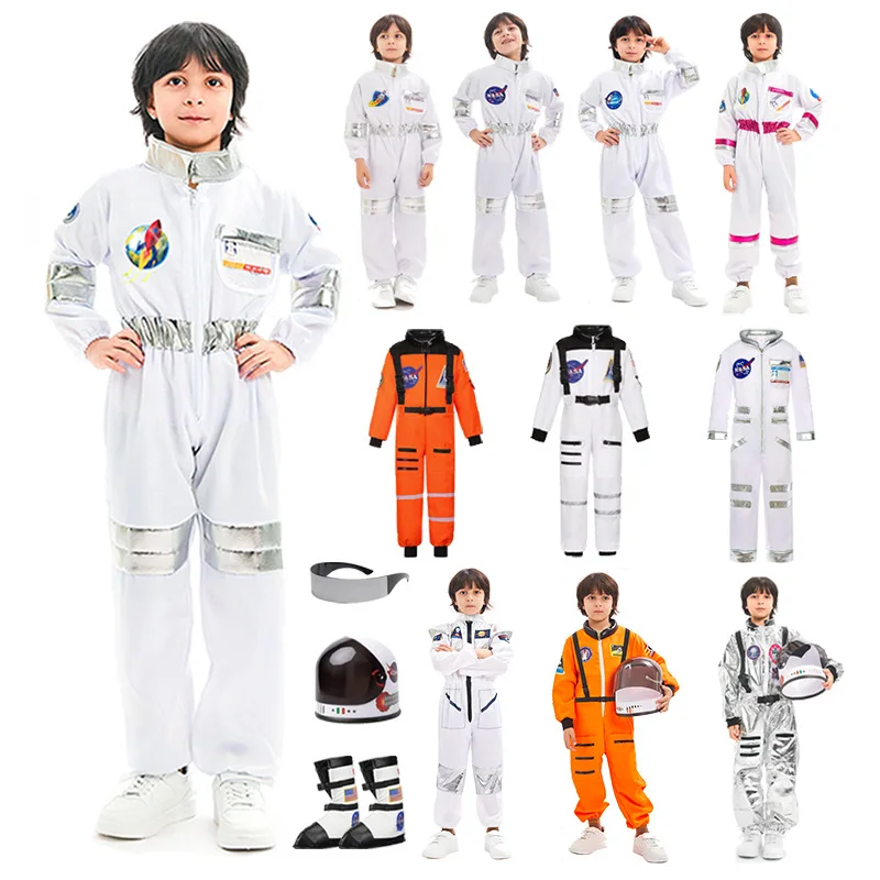 Raumanzüge für Kinder, Halloween-Cosplay-Kostüme, Astronauten-Handschuhe, Urlaubsparty-Kostüme Image