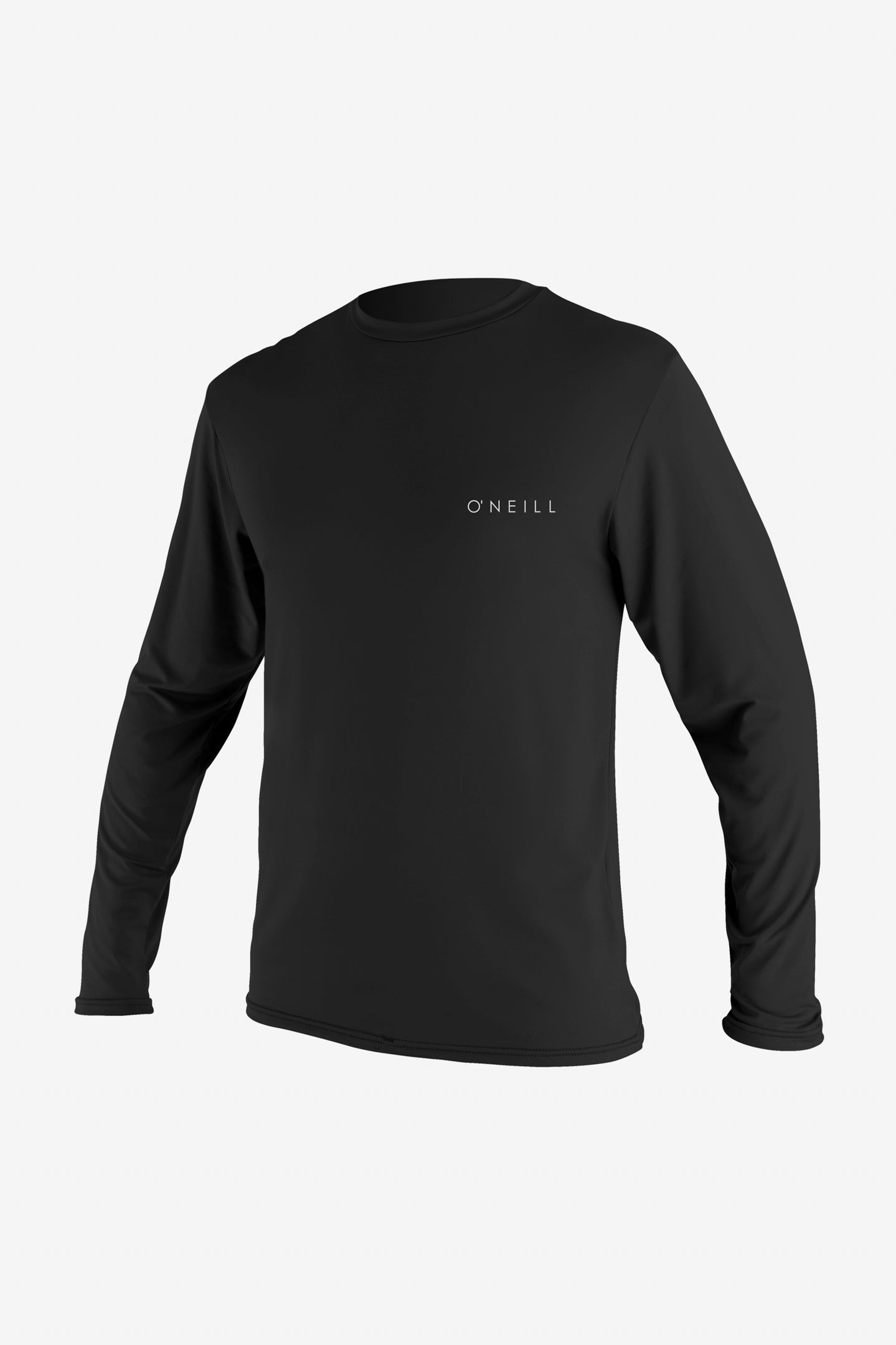 O'Neill Men's Basic Skins 30+ Long Sleeves Sun Shirt in Black, Size XL, Polyester