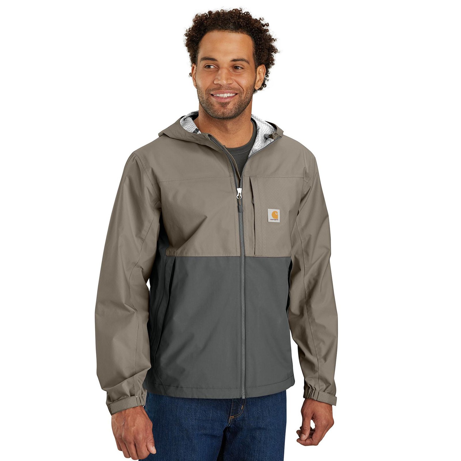 Carhartt Men's Monterey Jacket (Size M) Desert/Gravel, Nylon