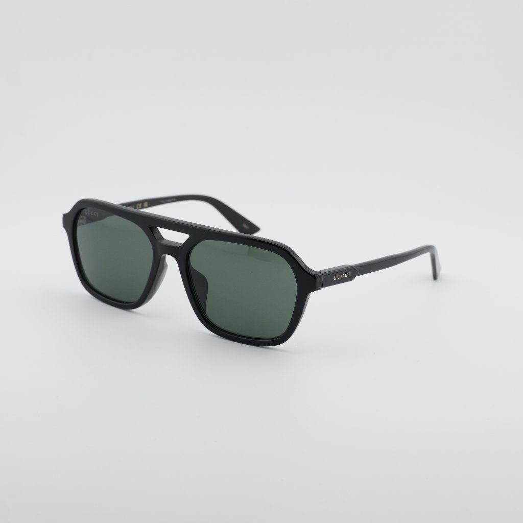 Gucci Accessories | Gucci Gg1823sa 001 Sunglasses Black Square Frame, Grey Lenses | Color: Black/Gray | Size: 57 - 18 - 145
