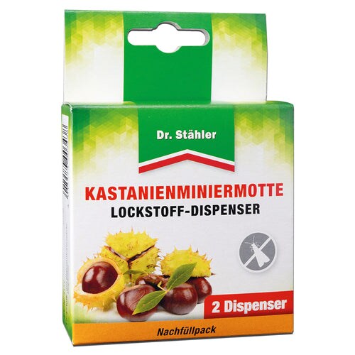 Kastanienminiermotte Lockstoffdispenser - Schutz für die Rosskastanie: 1 Packung 2 Pheromone Image