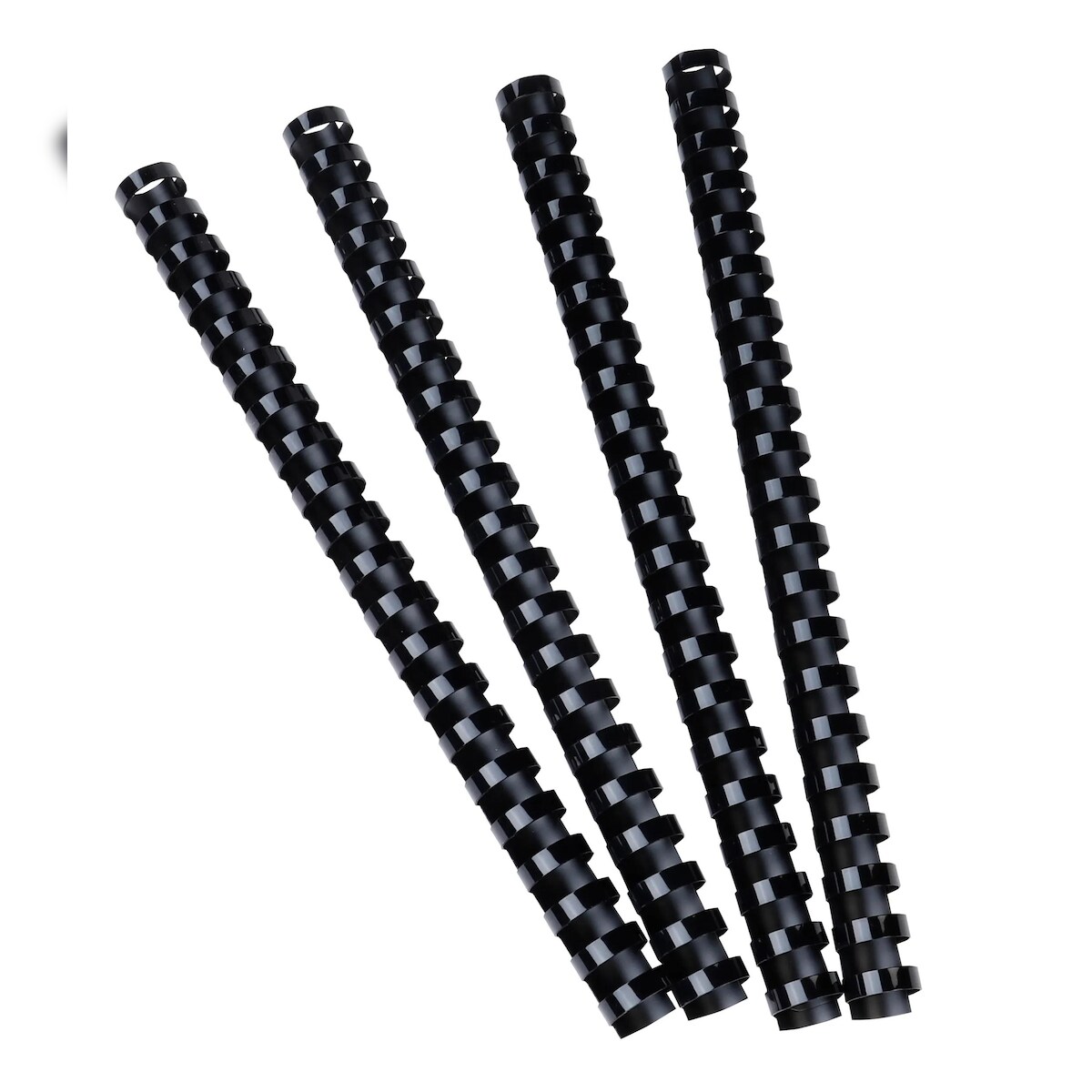 Exacompta 75501E Schachtel mit 100 Spiralen 16 mm aus PVC für die Bindung, für DIN A4 - Schwarz Image