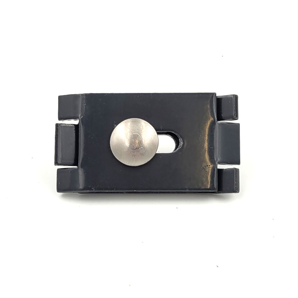 zauniversum® Zaunzubehör 10x Zaunmatten Eckverbinder lang Anthrazit (RAL 7016) Image