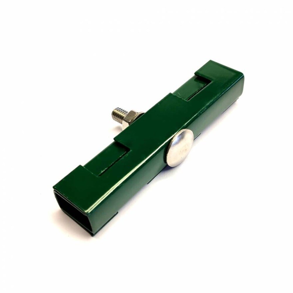 zauniversum® Befestigungsset 10x Endlosverbinder Klemme Zaun Verbinder Halter für Gittermatte Grün (RAL 6005) Image