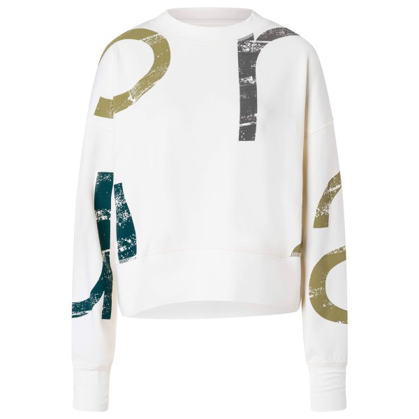 super.natural - Women's Capital Logo Krissini - Pullover Gr M weiß