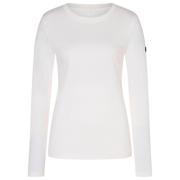 super.natural - Women's Casual Bio Cotton L/S - Merinoshirt Gr L weiß