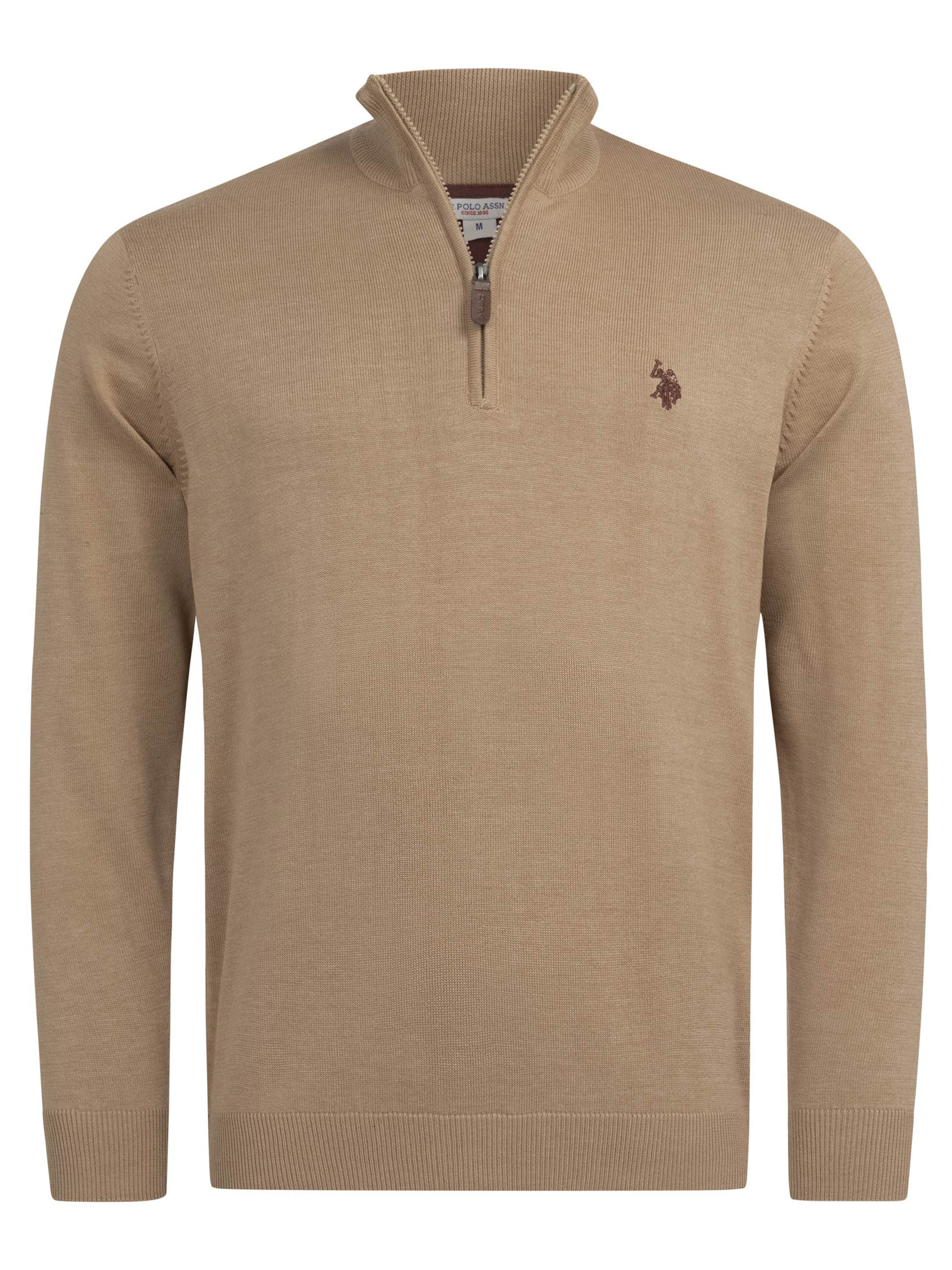 U.S. POLO ASSN. Herren Half-Zip Strickpullover USKnooxx aus Baumwollmix Image