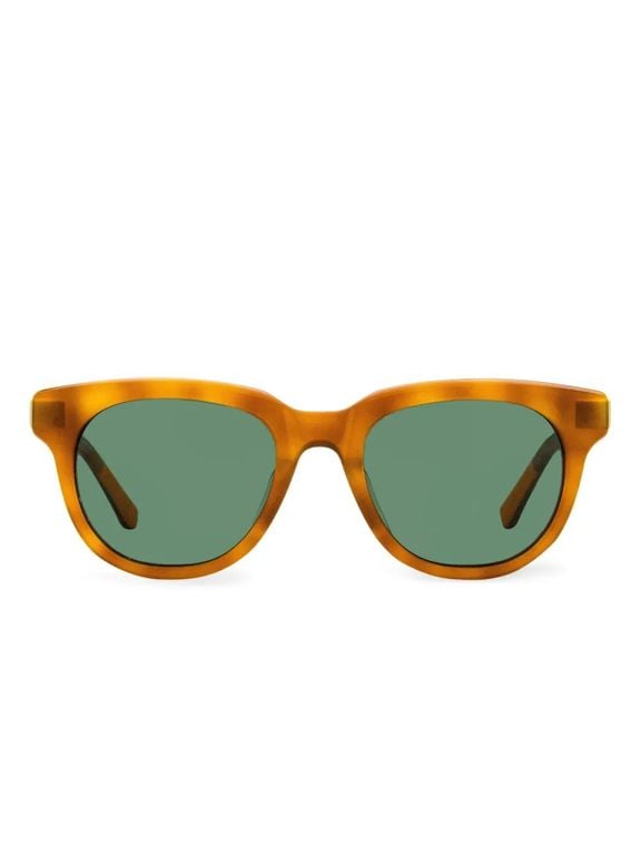 Thunderbolt Rectangular Sunglasses - Yellow - Shinola Sunglasses