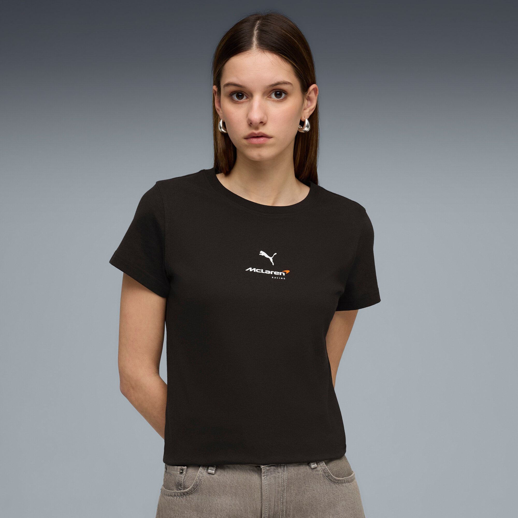 McLaren Essential T-Shirt – Schwarz – Damen Image