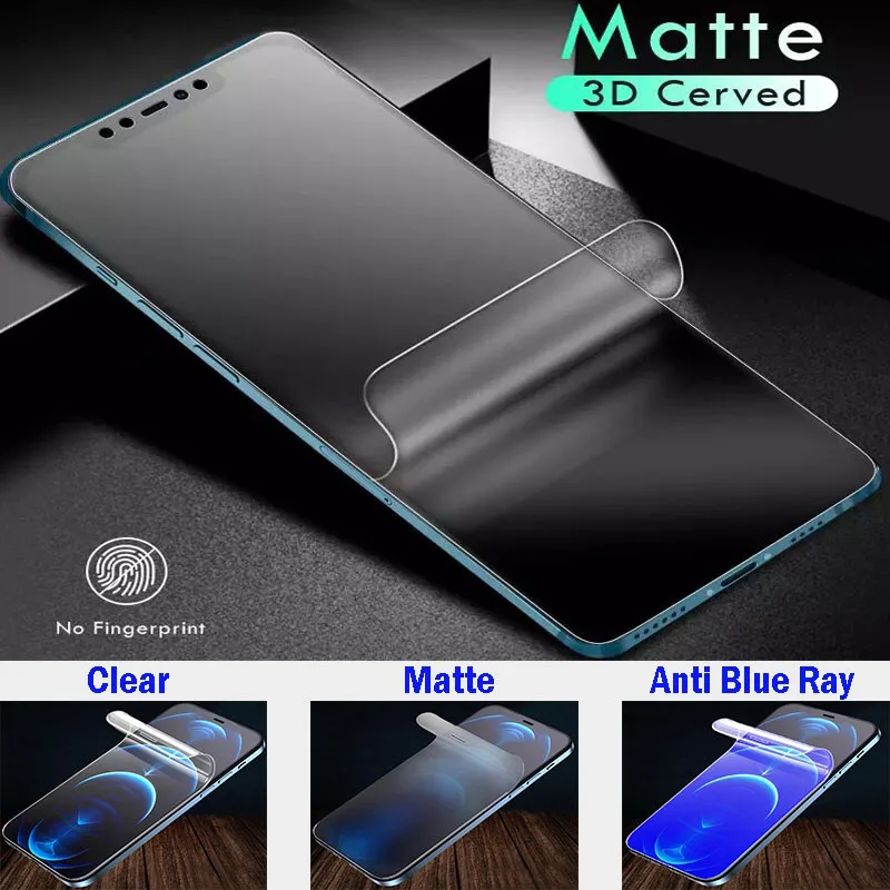 1-4Pcs Matte Anti-Blue Ray Klar Screen Protector Hydrogel Film Für Samsung A51 A71 A31 a21 Screen Schutz für Glaxy A21S A11 M11 Image
