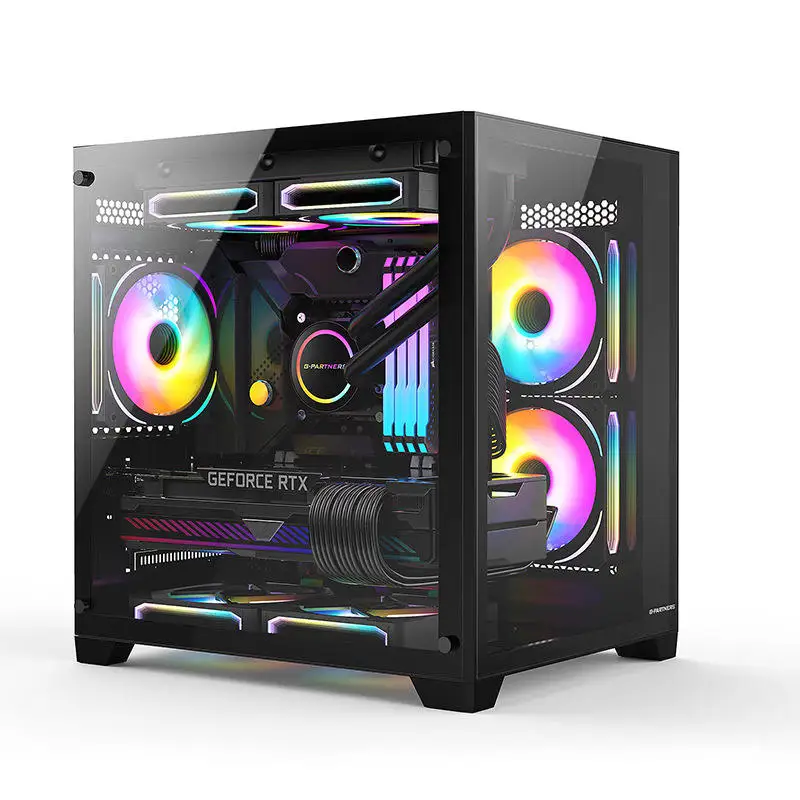 Desktop-PC I3 12100 I5 I7 12400 H610m 16G DDR4 RX580 1660 Super Gaming PC Computer