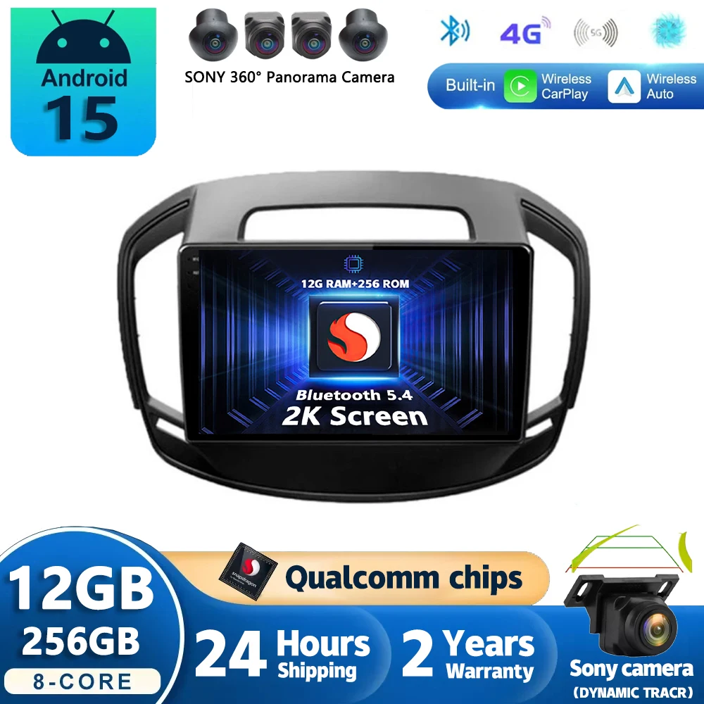 Android 15 Für Opel Insignia Für Buick Regal 2013 2014 2015 2016 2017 Auto Radio Navigation Multimedia Player GPS WiFi + 4G Video Image