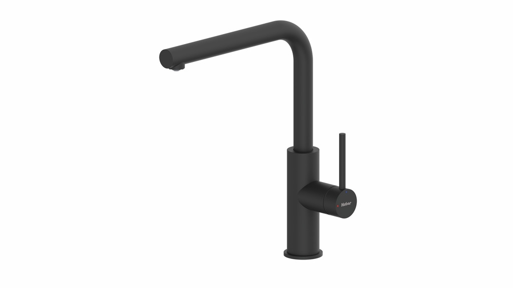 NABER GmbH Naber SERVIZIO Namor® 3, Spültischarmatur, schwarz matt, ohne Laminarstrahlregler, Niederdruck Image