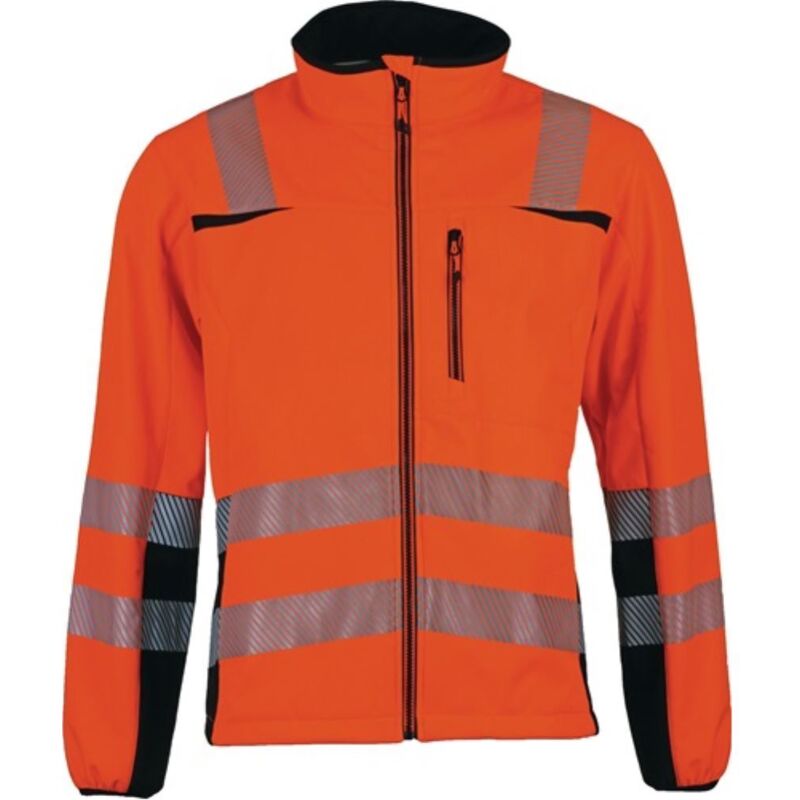 Giacca Softshell Alta Visibilità Prevent® Trendline Taglia M Arancione/nero