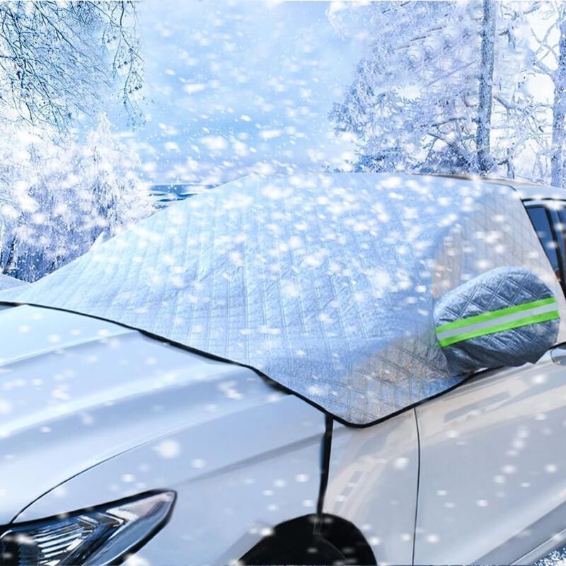 Copertura Per Parabrezza Per Auto, Copertura Per Parabrezza Protezione Magnetica Copertura Pieghevole, Copertura Per Parabrezza Universale Per Antigelo, Neve, Ghiaccio, Raggi Uv, Pioggia E Sole-rapand