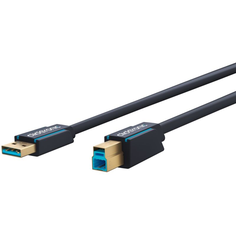 Cavo Adattatore Da Usb-a A Usb-b 3.0, Cavo Premium Spina Usb A Spina Usb B 3.0 1,8 M 5 Gbit/s. Lunghezza Del Cavo 1.8 M