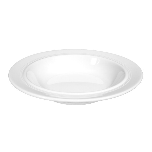 Esmeyer 6 x Seltmann Teller tief 23 cm, Form: Vitalis, Dekor: 34691 blaue Lanzen Image